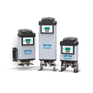 Pneumatech PH 4‑11 HE – Secador Adsorción Heatless Compacto · Caudal 1.5–5 l/s · PDP –40 °C / –70 °C