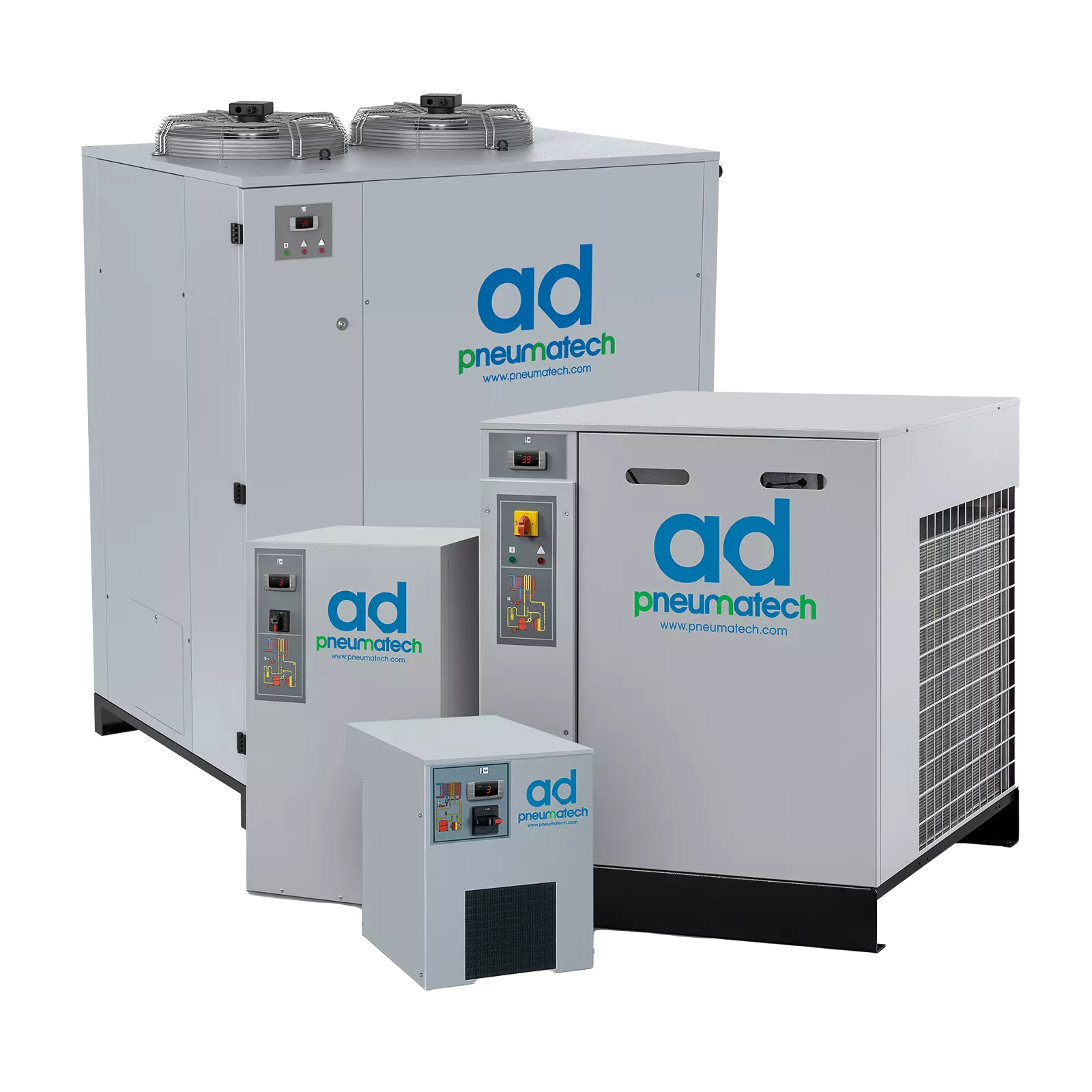 Secadores Frigoríficos No Cíclicos AD 15-4200 Pneumatech - Hasta 7.200 m³/h - Punto de Rocío 3°C - R410A/R513A